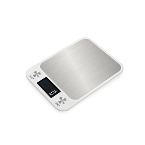 Balance de cuisine miniature en acier inoxydable de 10 kg, rechargeable par USB, en ABS, étanche, pour le thé et le café - Modèle Sf400 - Product Image 1
