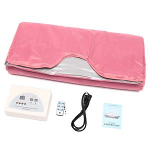 Manta de Sauna Eléctrica Moderna de 2 Zonas, 550W, Infrarrojos Lejanos, Protección Automática, Panel de Control Computarizado, Adelgazamiento Corporal, Acrílico, para Apartamento - Product Image 1