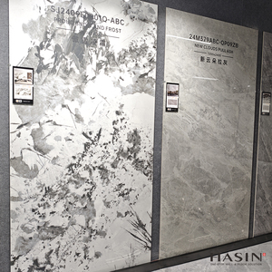 Pavimento moderno <span class=keywords><strong>in</strong></span> pietra sinterizzata 1200x2400mm <span class=keywords><strong>in</strong></span> <span class=keywords><strong>marmo</strong></span> bianco porcellana muro di pietra artificiale lastre per soggiorno sfondo - Product Image 1