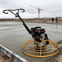 Matériel et équipement de finition du béton fournis par l'usine, machine de finition du béton à essence poussée à la main