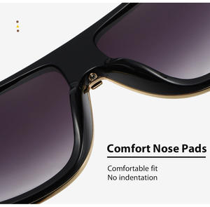 Пилотные модные 2025 солнцезащитные очки в стиле ретро солнцезащитные очки мужские женские металлические солнцезащитные очки с защитой от УФ-лучей в большой оправе для использования на открытом воздухе - Product Image 4