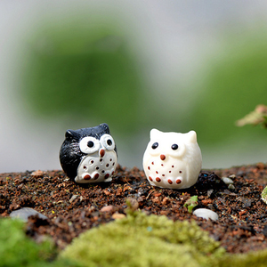 Mini Figuras de Búho de Resina, Adornos en Miniatura para Decoración de Paisajes, Lindos Amuletos de Animales, Accesorios para Manualidades - Product Image 4