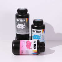 Encre UV DTF Commerciale à Bonne Adhérence, Effet Cristal Transparent, Matériau PET, Impression Numérique pour Tasses, Bouteilles, Coques de Téléphone, Autocollants