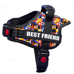 Arnés Reflectante para Perros <span class=keywords><strong>Pet</strong></span> Tactics, Correa de Pecho Transpirable para Razas Grandes, Botón de Nailon Ajustable, Cuerda de Tracción Ecológica, Nocturno - Product Image 6