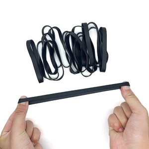 High Stretch Durable <strong>Black</strong> <strong>Elastic</strong> Natural Rubber Band High Temperature Resistance Aging Resistance Perimeter <strong>of</strong> 100mm - Product Image 4
