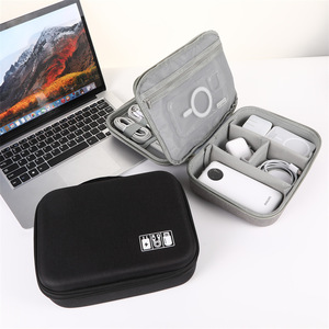 Bán Buôn Biểu Tượng Tùy Chỉnh Du Lịch Sạc Cáp Tổ Chức <span class=keywords><strong>Pouch</strong></span> Polyester Không Thấm Nước Lưu Trữ Tai Nghe Túi Cho Bánh Răng Kỹ Thuật Số & Máy Ảnh - Product Image 1