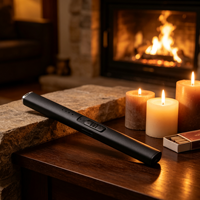 Allume-cigare électrique à arc rechargeable par USB, sans flamme, résistant au vent, pour bougies, cheminée, cuisine, barbecue, usage domestique