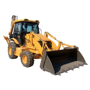 Nuovo terne Diesel di vendita a caldo Mini terne movimento terra ruota 4x4 trattore escavatore scavatrice per la vendita - Product Image 6