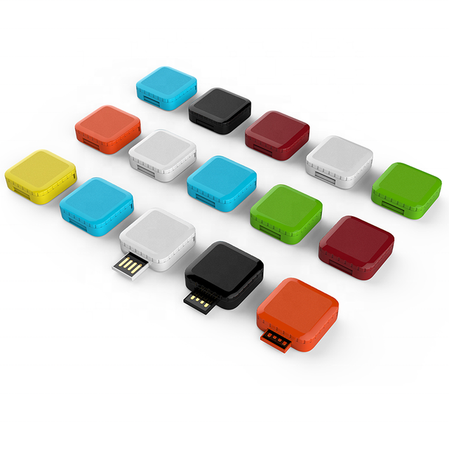 Simple Usb Flash Drive UP119 square Rotating Usb Pendrive Cheaper Plastic Usb Stick