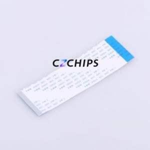 JS05B-60P-100-4-8 FFC Cable (Flexible Flat Cable) P=0.5mm Connector 60P 0.5mm 0.3mm Reverse - Product Image 1