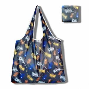 Bolsas de Compras Plegables Creativas al Estilo Coreano, Ecológicas, de Poliéster, Portátiles para Supermercado, Venta al Por Mayor - Product Image 1