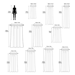 Hôtel maison salle de bain blanc couleur unie rideaux transparents courts rideaux de <span class=keywords><strong>voile</strong></span> de <span class=keywords><strong>fenêtre</strong></span> minces bloquant la lumière - Product Image 5