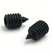 Vis sans tête fendues en acier inoxydable 304 (vis de réglage) à pointe coupée, à pointe conique, à pointe plate ISO4026 pour machines et outils industriels