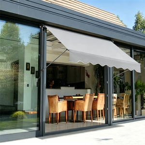 Tenda da Sole Retrattile in Lega di Alluminio da 3,0m, Design Moderno, Azionamento Manuale, Impermeabile e Resistente al Sole, <span class=keywords><strong>Tettoia</strong></span> per Arredamento Esterno - Product Image 5