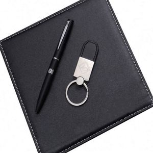 Premium Pu Leather Business Pen Keychain <b>Gift</b> Set-Custom Digital Printing Corporate & <b>Teacher</b> Appreciation <b>Gifts</b> - Product Image 4