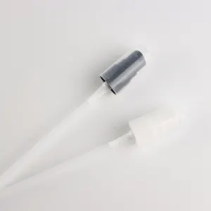 प्लास्टिक pp 18 मिमी रिबन चिकनी पूर्ण कैप क्रीम लोशन पंप उपचार पंप उपचार पंप