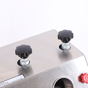 New thép không gỉ 450 Wát động cơ quy mô nhỏ thương mại mía trái cây và rau Máy ép trái cây gừng Máy ép - Product Image 5