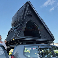 Tente de toit ultralégère en aluminium type Z pour 2 personnes, tente de toit rigide pour camion avec échelle pour tout-terrain