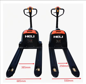 รถยกพาเลทไฟฟ้า HELI DC15 DC20 รับน้ำหนัก 1.5 ตัน (3300 ปอนด์) ใช้พลังงานแบตเตอรี่ลิเธียม สำหรับคลังสินค้าและโลจิสติกส์ - Product Image 2