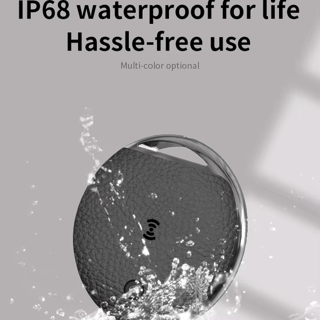 IP68 Waterproof Smart GPS Tracker with GPS Navigation and Plastic Material Item Finder for IOS & Android for Find My App