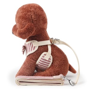 <span class=keywords><strong>Harnais</strong></span> de luxe réglable en polyester <span class=keywords><strong>pour</strong></span> petits chiens, ensemble gilet et laisse <span class=keywords><strong>pour</strong></span> chiot <span class=keywords><strong>Yorkshire</strong></span> Terrier avec motif à pois et nœud papillon - Product Image 2
