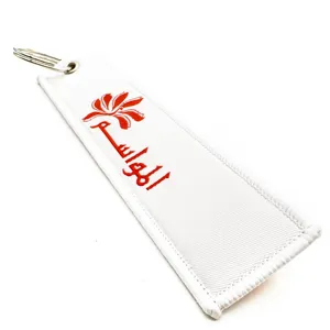 Модная рекламная аниме вышивка обруч под заказ флаг ткань фирменный логотип брелки с хорошей вышивкой для шитья