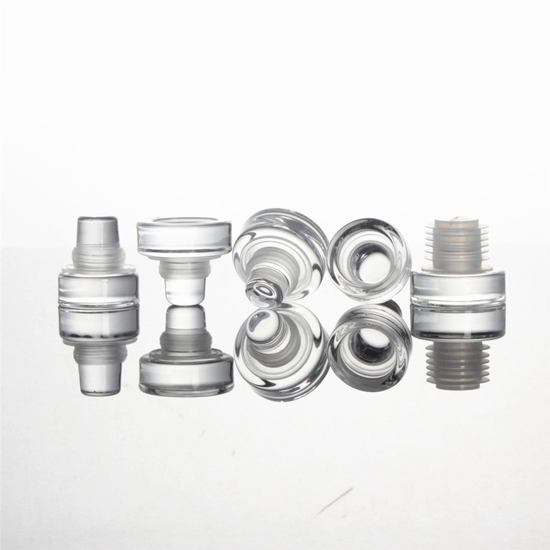 Оптовая продажа, стеклянная пробка для бутылки 19,5 мм, 23,5 мм, из хрустального материала, для водки, спирта, ликера