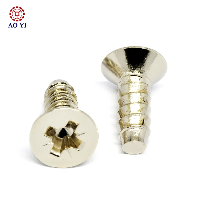 China supplier steel thread forming special locking screw cross large flat tail washing hardware screw