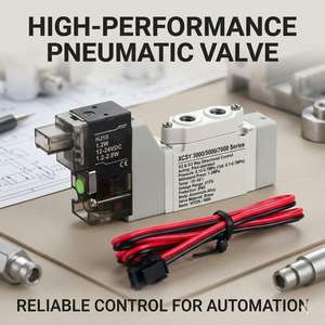 Válvula Solenoide Neumática Tipo Wye XCSY Serie 3000/5000/7000 Modelo <span class=keywords><strong>4V210</strong></span>-<span class=keywords><strong>08</strong></span> -5/2 Válvula de Control Direccional de 5/3 Vías para Agua/Gas/Aceite - Product Image 2