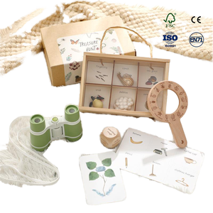 IFunToys Juguetes de Exploración al Aire Libre, Juego de Explorador de Madera 6 en 1 para Niños de 14+ Años, Kit de Captura de Insectos con Tarjetas - Product Image 1