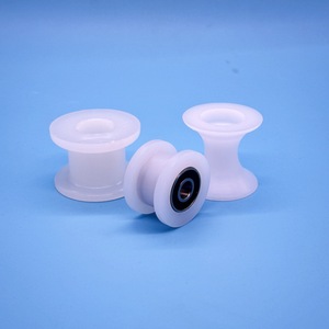Wanbang Nylon Idler <b>Pulley</b> 100mm 1 Groove Industrial Guide Wheel For Manufacturing Plant - Product Image 1
