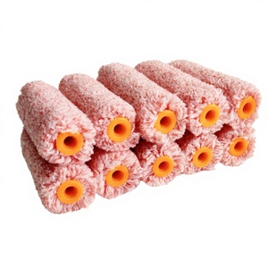 Rodillo de pintura industrial de 9 pulgadas estilo europeo, personalizable, con mango de espuma OEM, núcleo de acero inoxidable y marco de liberación rápida - Product Image 2