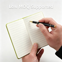 Carnet portable en cuir A5/A6 avec logo personnalisé - Cadeau promotionnel imprimé personnalisé pour les entreprises
