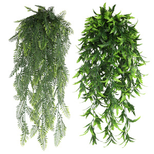 Feuilles artificielles rotin plante suspendue 5 branches lierre feuilles <span class=keywords><strong>plantes</strong></span> vigne en plastique suspendus <span class=keywords><strong>plantes</strong></span> pour la décoration extérieure - Product Image 4