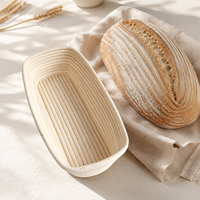 Panier à levain OEM de haute qualité, sans éclats, avec doublure, pour boulangerie commerciale