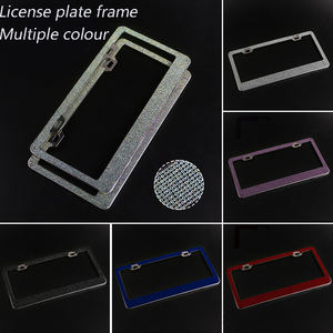 Marco de Matrícula de Cristal con Diamantes, Venta Caliente, Suministro para <span class=keywords><strong>Amazon</strong></span>, para el Mercado de EE. UU. y Canadá - Product Image 2