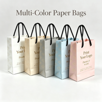 Sacs cadeaux de luxe personnalisés avec logo, en papier blanc mat laminé, dorure à chaud, réutilisables, imperméables et écologiques pour vêtements