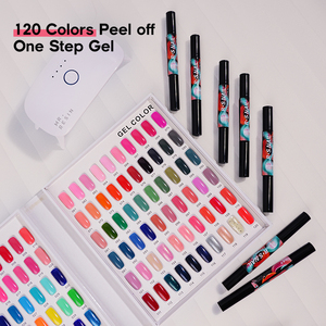 R S vernis à ongles Gel UV 128 couleurs stylo Gel en une étape vernis à peler vernis Gel UV - Product Image 2
