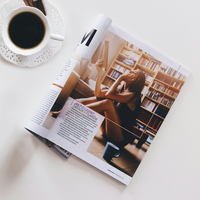 Magazines bon marché imprimés sur mesure de haute qualité en papier couché et artistique avec services d'impression offset