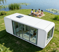 Maison Modulaire Préfabriquée Spacieuse et Tendance Type Cabine Apple pour Stand de Café, Centre d'Événements Extérieur - Vente en Gros