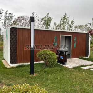 Toilettes portables Ruichoy en panneaux sandwich, modernes et écologiques, pour utilisation en extérieur dans les attractions touristiques - Product Image 1