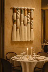 Arazzo in tessuto per casa e ufficio arazzi minimalisti in macramè Design Art Art decorazioni murali per la casa regalo per amanti del lusso - Product Image 6