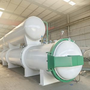 مجفف خشب فراغي عالي التردد لتخفيف الإجهاد ، أوتوكلاف معالجة حرارية للخشب - Product Image 3