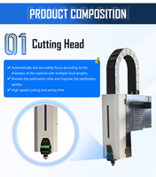 Machine de découpe laser CNC de bureau haute précision avec guide linéaire stable pour la découpe de métaux