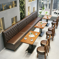 Vente en gros d'usine de mobilier commercial, de mobilier de restauration rapide, de tables et chaises en bois pour cafés et restaurants, et de banquettes et canapés sur mesure.