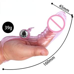 Vibratore a Manicotto per Dita Massaggio Punto G Stimolazione Clitoride Masturbatore Femminile Sex Toys per Donna Sex Shop Prodotti per Adulti - Product Image 5