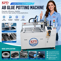 Machine de moulage automatique CNC 3 axes pour résine époxy en deux parties avec système de dosage, mélange et distribution précis pour l'électronique