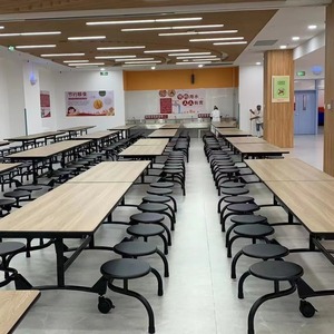 Multi Functional <b>Folding</b> <b>Dining</b> <b>Table</b> Wood Top Oblong Natural Color Durable Restaurant Use Child Target - Product Image 1