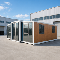Maison modulaire moderne à 3 chambres avec aménagement intérieur multi-pièces, maison préfabriquée extensible en conteneur