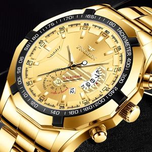 FNGEEN S001 nouveau <span class=keywords><strong>Concept</strong></span> montres à Quartz mode décontracté étanche luxe hommes horloge Relogio Masculino sport montre-bracelet pour hommes - Product Image 1